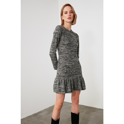 Trendyol Knitted Dress with Black Flywheel Trendyol XS Factcool