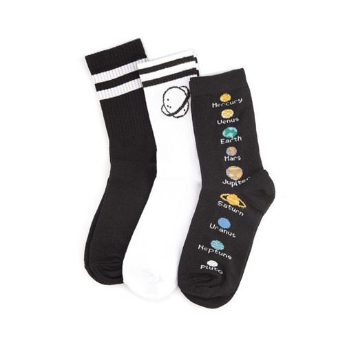 Trendyol Multi-Color 3-knitted socks Trendyol One size Factcool