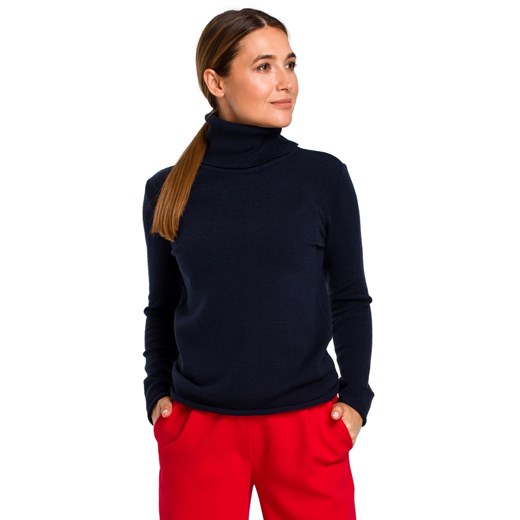 Stylove Woman's Turtleneck S183 Navy Blue Stylove S Factcool
