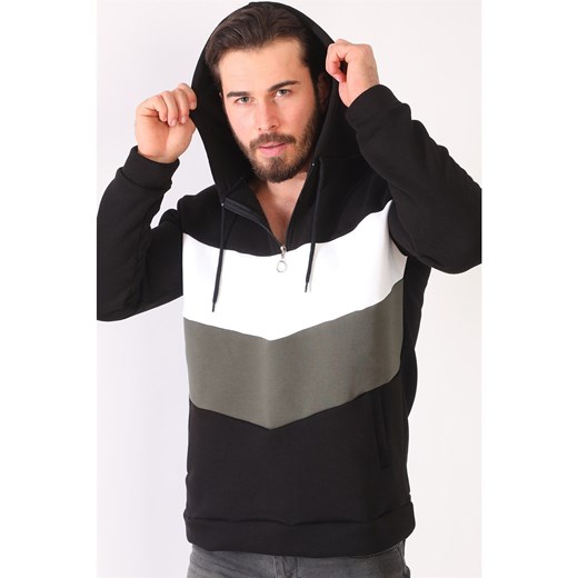 1044 DEWBERRY MALE SWEATSHIRT-BLACK Dewberry S Factcool