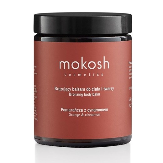 Mokosh Balsam brązujący do twarzy i ciała Pomarańcza-cynamon 180ml Mokosh Cosmetics uniwersalny eKobieca.pl