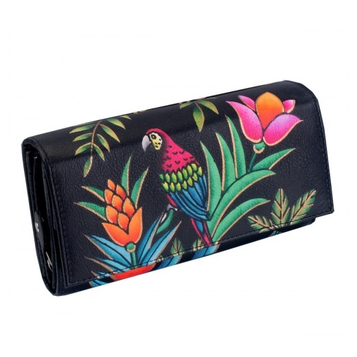 KOCHMANSKI skórzany portfel damski ręcznie malowany 4261 Kochmanski Studio Kreacji® Skorzany