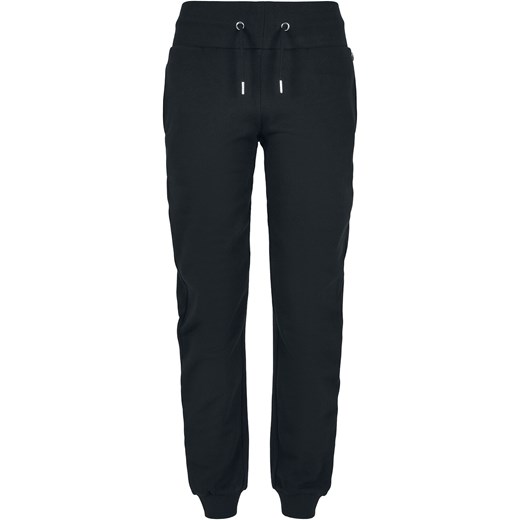 Urban Classics - Ladies Organic High Waist Sweat Pants - Spodnie dresowe - czarny L EMP