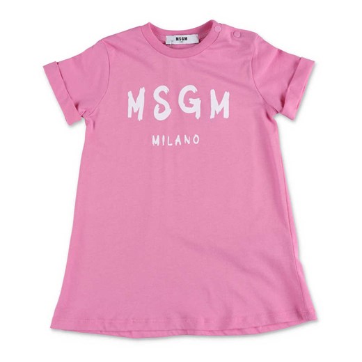 Odzież dla niemowląt różowa MSGM dla dziewczynki 
