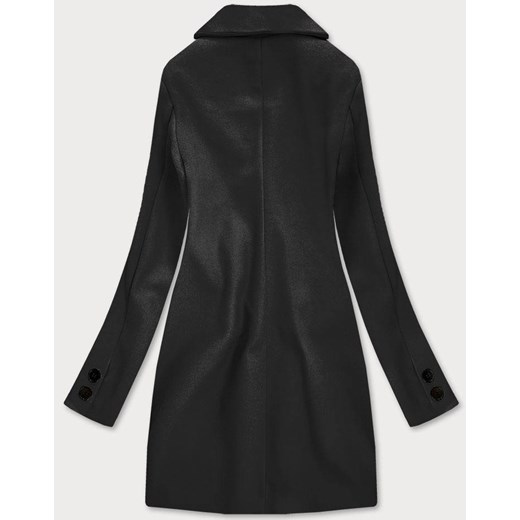 KLASYCZNY PŁASZCZ DAMSKI CZARNY (25533) Goodlookin.pl M (38) goodlookin.pl