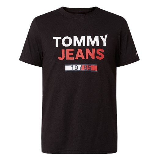 Tommy Hilfiger T-shirt Męski Regular Fit Black ze sklepu dewear.pl w kategorii T-shirty męskie - zdjęcie 106376108