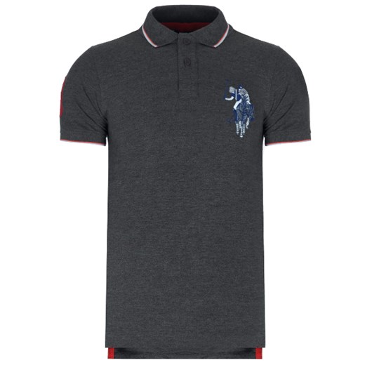 Koszulka Polo U.S. Polo ASSN. Gray ze sklepu dewear.pl w kategorii T-shirty męskie - zdjęcie 106376327