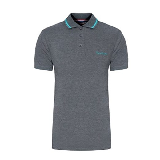 Koszulka Polo Pierre Cardin Custom Fit Gray ze sklepu dewear.pl w kategorii T-shirty męskie - zdjęcie 106376356
