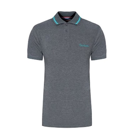 Koszulka Polo Pierre Cardin Custom Fit Gray ze sklepu dewear.pl w kategorii T-shirty męskie - zdjęcie 106376625