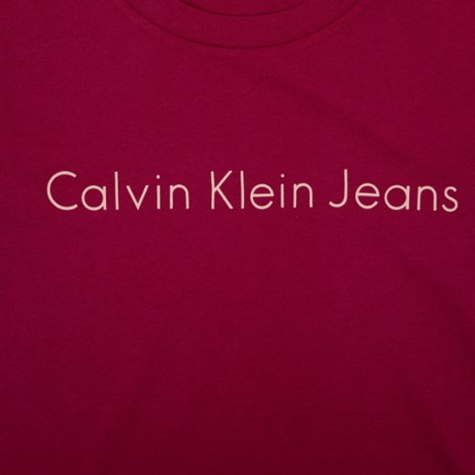 T-SHIRT DAMSKI CALVIN KLEIN BORDOWY Calvin Klein XS dewear.pl