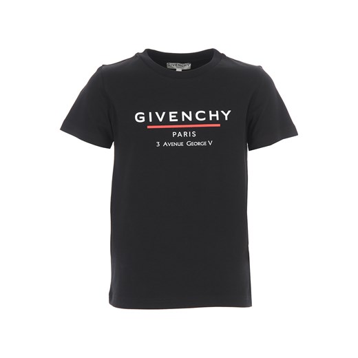 Givenchy Koszulka Dziecięca dla Chłopców, czarny, Bawełna, 2021, 10Y 12Y 14Y 4Y 5Y 6Y 8Y Givenchy 12Y RAFFAELLO NETWORK