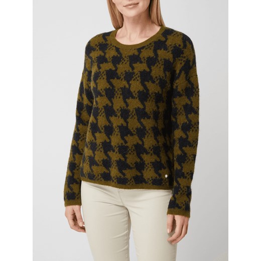 Sweter z dodatkiem wełny z alpaki model ‘Lisa’ 42 okazyjna cena Peek&Cloppenburg 