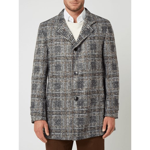 Krótki płaszcz z dodatkiem żywej wełny model ‘Raymond’ Carl Gross 48 okazyjna cena Peek&Cloppenburg 