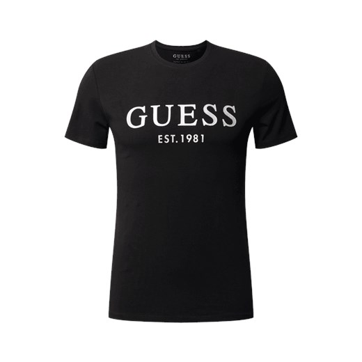 T-shirt z nadrukiem z logo — wyłącznie w naszej ofercie Guess XS Peek&Cloppenburg 
