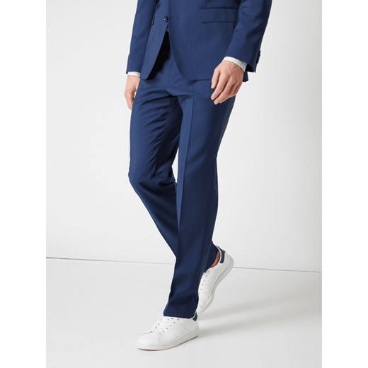 Spodnie biznesowe o kroju regular fit z żywej wełny model 'Simmons' 25 Peek&Cloppenburg 