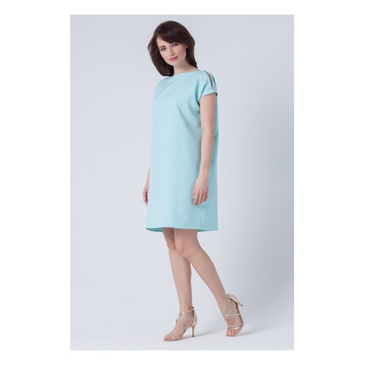 Mini Sukienka Oversize Melodie Miętowa M butik-choice