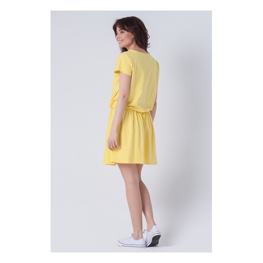 Sukienka Bawełniana Luny Żółty S/M butik-choice