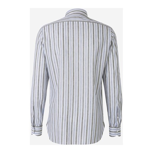 Striped Pattern Shirt Borrelli 41 okazyjna cena showroom.pl