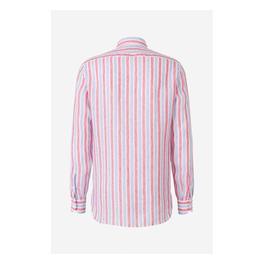 Striped Linen Shirt Borrelli 41 showroom.pl
