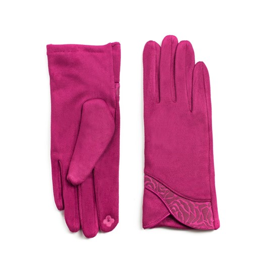 Art Of Polo Woman's Gloves rk20321 Raspberry One size Factcool