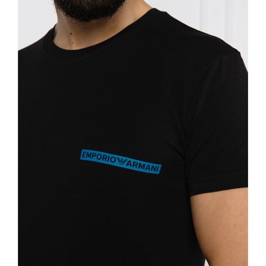T-shirt męski Emporio Armani casual z krótkim rękawem 