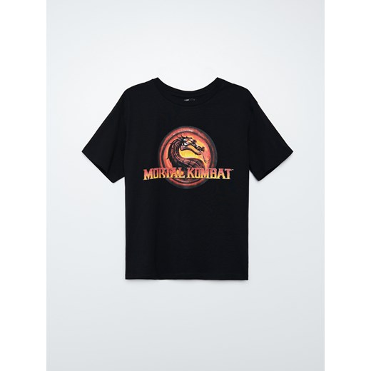 Cropp - Koszulka z nadrukiem Mortal Kombat - Czarny Cropp M Cropp