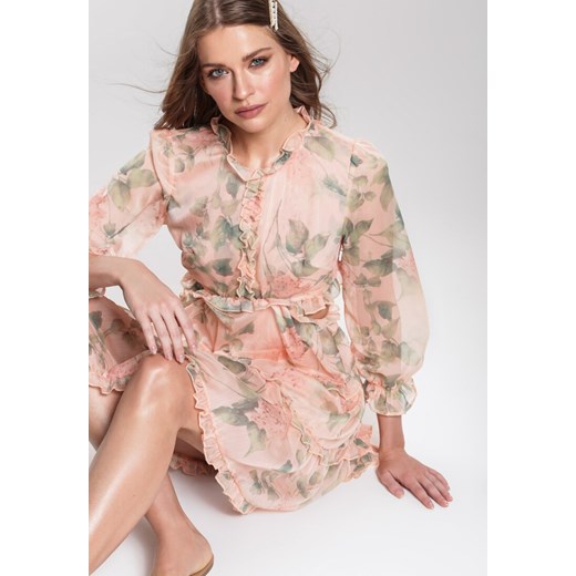 Jasnobeżowa Sukienka Tangibility Renee M Renee odzież