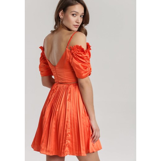 Koralowa Sukienka Silkport Renee M Renee odzież
