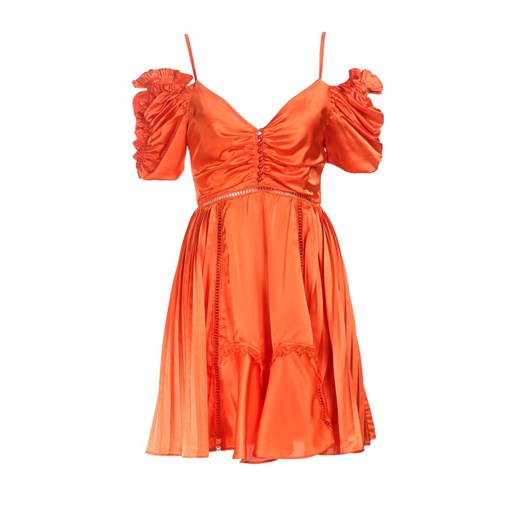 Koralowa Sukienka Silkport Renee M Renee odzież