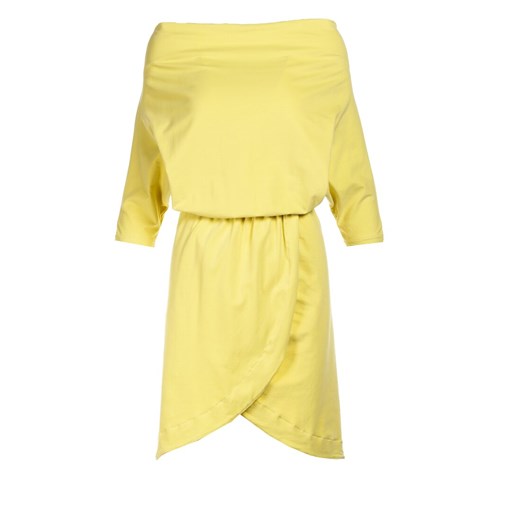 Jasnożółta Sukienka Aquaneh Renee XL Renee odzież