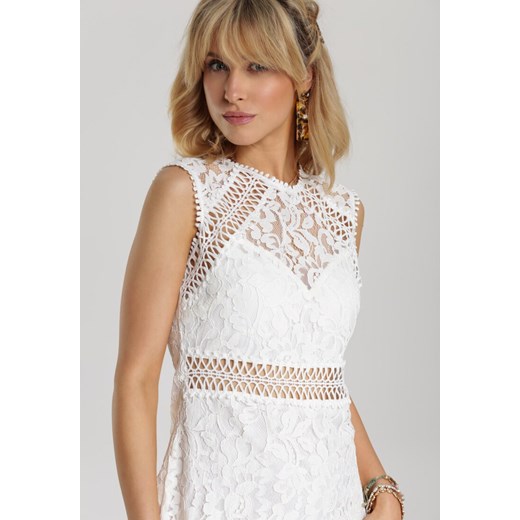 Biała Sukienka Zeligoria Renee S/M Renee odzież