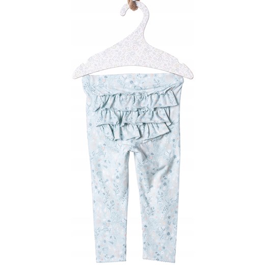 Newbie Legginsy Dziewczynka 62 niebieski kwiaty Oficjalny sklep Allegro