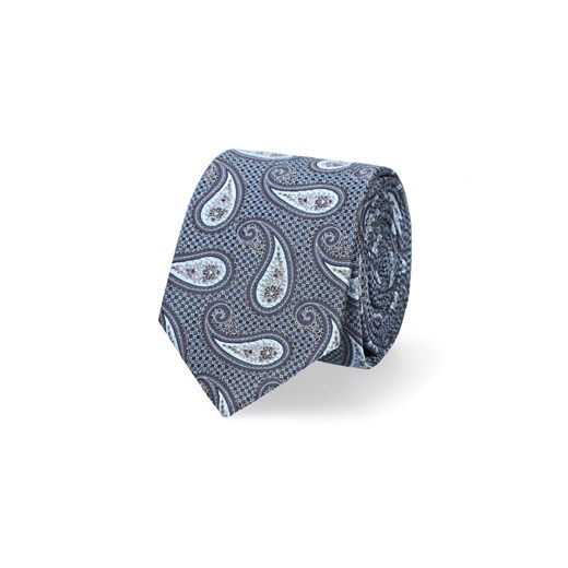 Krawat Granatowo-Błękitny Paisley Lancerto Lancerto S.A. okazja