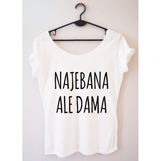 PROORIGINAL BLUZKA"najebana ale dama " - prosty Time For Fashion XXXL promocja Time For Fashion