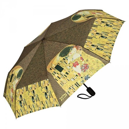 Gustav Klimt &quot;Pocałunek&quot; parasolka składana full-auto Von Lilienfeld Von Lilienfeld  Parasole MiaDora.pl