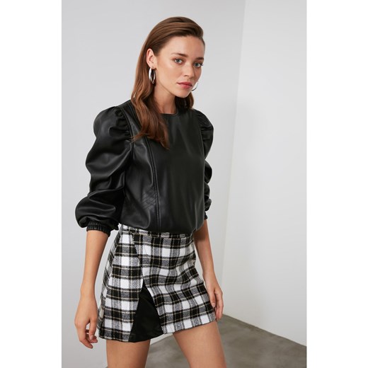 Trendyol Black Plaid Skirt Trendyol 36 Factcool