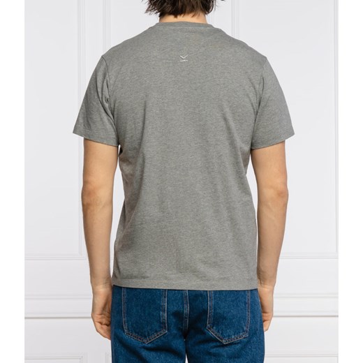 T-shirt męski Kenzo z krótkimi rękawami casualowy szary 