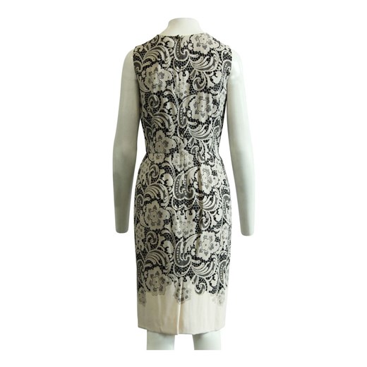 Sukienka Dolce & Gabbana bez rękawów z okrągłym dekoltem mini 