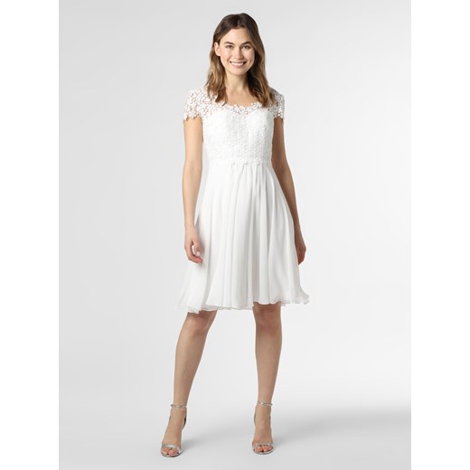 Luxuar Fashion Damska suknia ślubna Kobiety biały jednolity ze sklepu vangraaf w kategorii Sukienki - zdjęcie 106966677