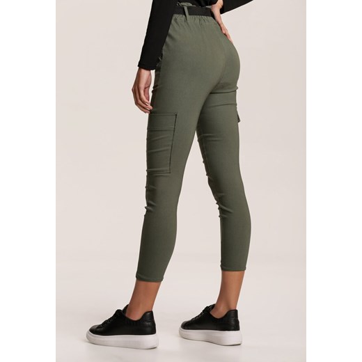 Zielone Spodnie Vilinoth Renee S promocyjna cena Renee odzież