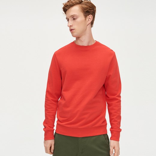 Cropp - Bluza basic - Czerwony Cropp M promocja Cropp