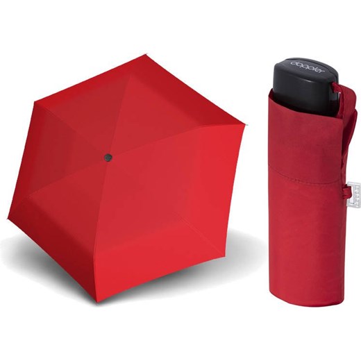Parasol kieszonkowy Fiber Handy Doppler czerwony Doppler uniwersalny okazyjna cena Delcaso