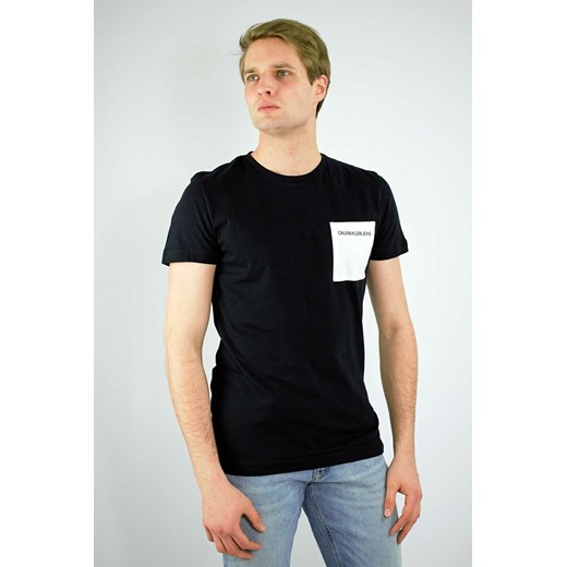 t-shirt męski calvin klein czarny ze sklepu Royal Shop w kategorii T-shirty męskie - zdjęcie 107005227