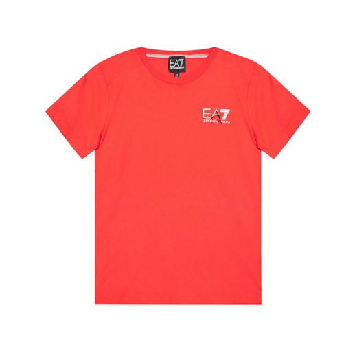 T-shirt chłopięce czerwony Emporio Armani 