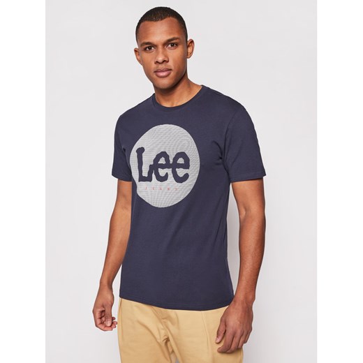 T-shirt męski Lee z krótkim rękawem z bawełny 