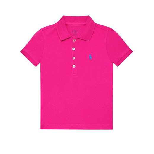 Bluzka dziewczęca Polo Ralph Lauren różowa jeansowa 