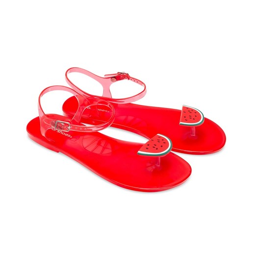 Sandałki damskie Ideal Shoes K-9185 Czerwone Ideal Shoes 39 twojeobuwie.pl