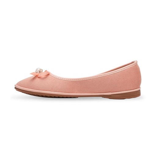 Balerinki damskie Ideal Shoes M-8806 Różowe Ideal Shoes 36 twojeobuwie.pl