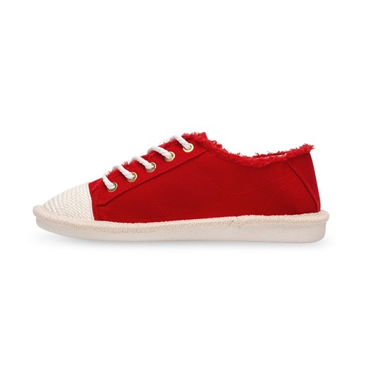 Trampki damskie Ideal Shoes X-9716 Czerwone Ideal Shoes 38 twojeobuwie.pl