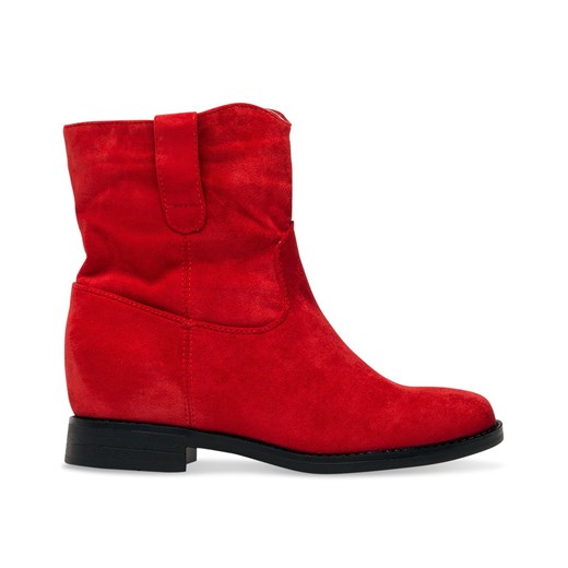 Botki damskie Ideal Shoes G-7605 Czerwone Marquiiz 38 okazyjna cena twojeobuwie.pl